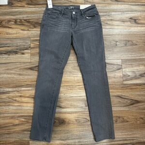 LOFT Gray Skinny Jeans Modern Versatile